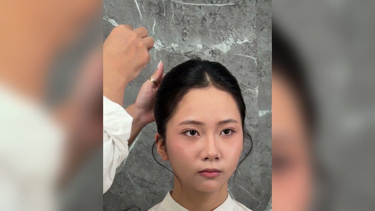 Kiểu tóc Búi cao mái 5/5