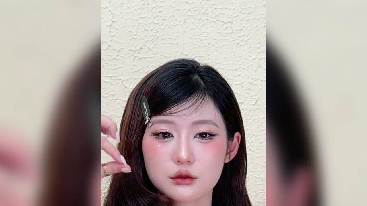 Kiểu tóc Sóng úp - mái tạt chân thấp