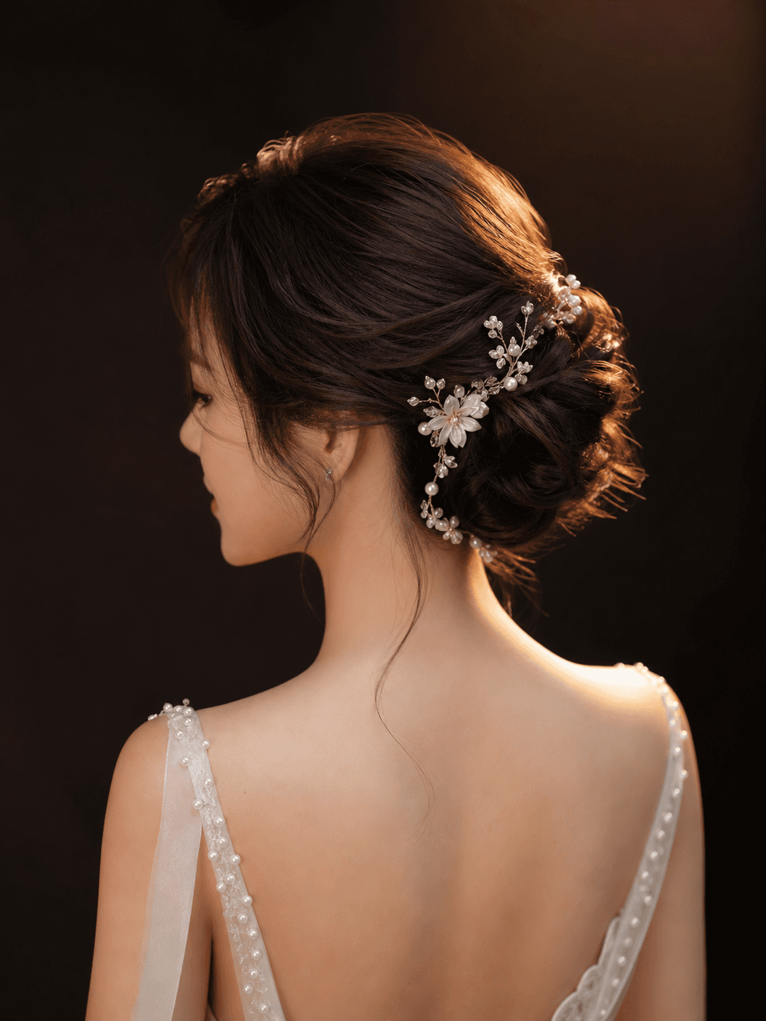Tóc cưới cao cấp